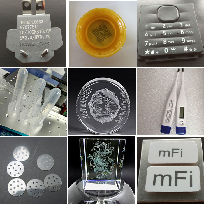 5W紫外激光打标机打印效果图